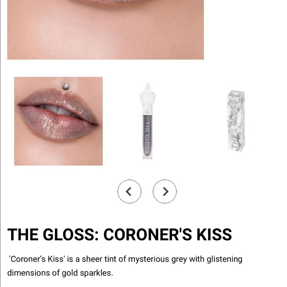 Jeffree Star Cremated Lip Gloss Collection